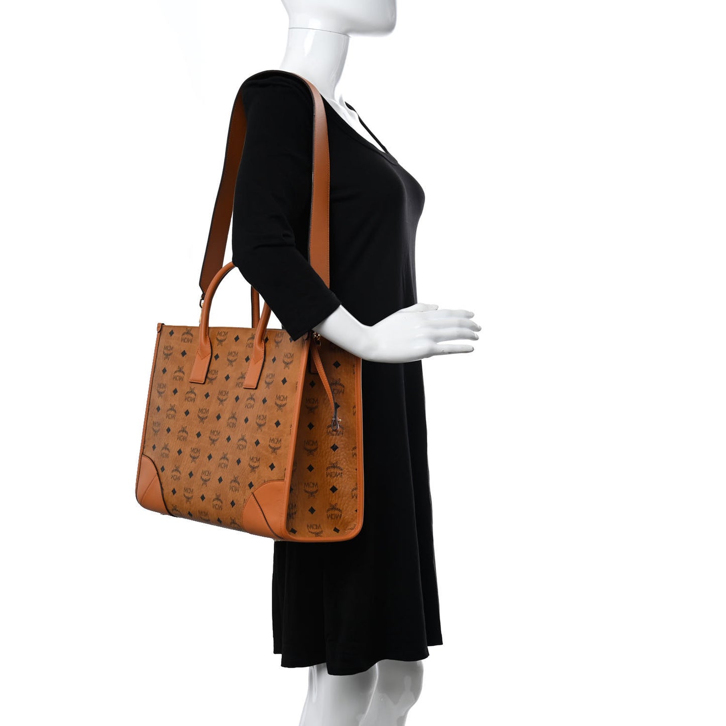 Visetos Large Munich Tote Cognac