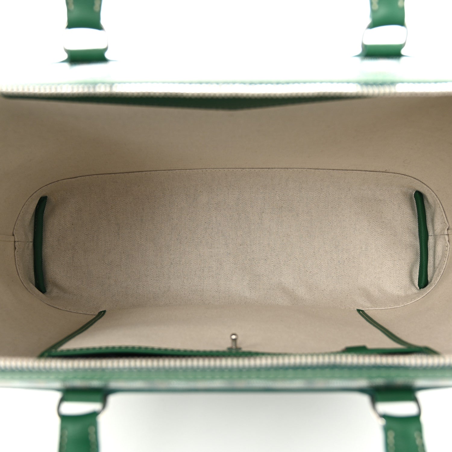Goyard Goyardine Calfskin Cisalpin Document Case Green 5 of 9