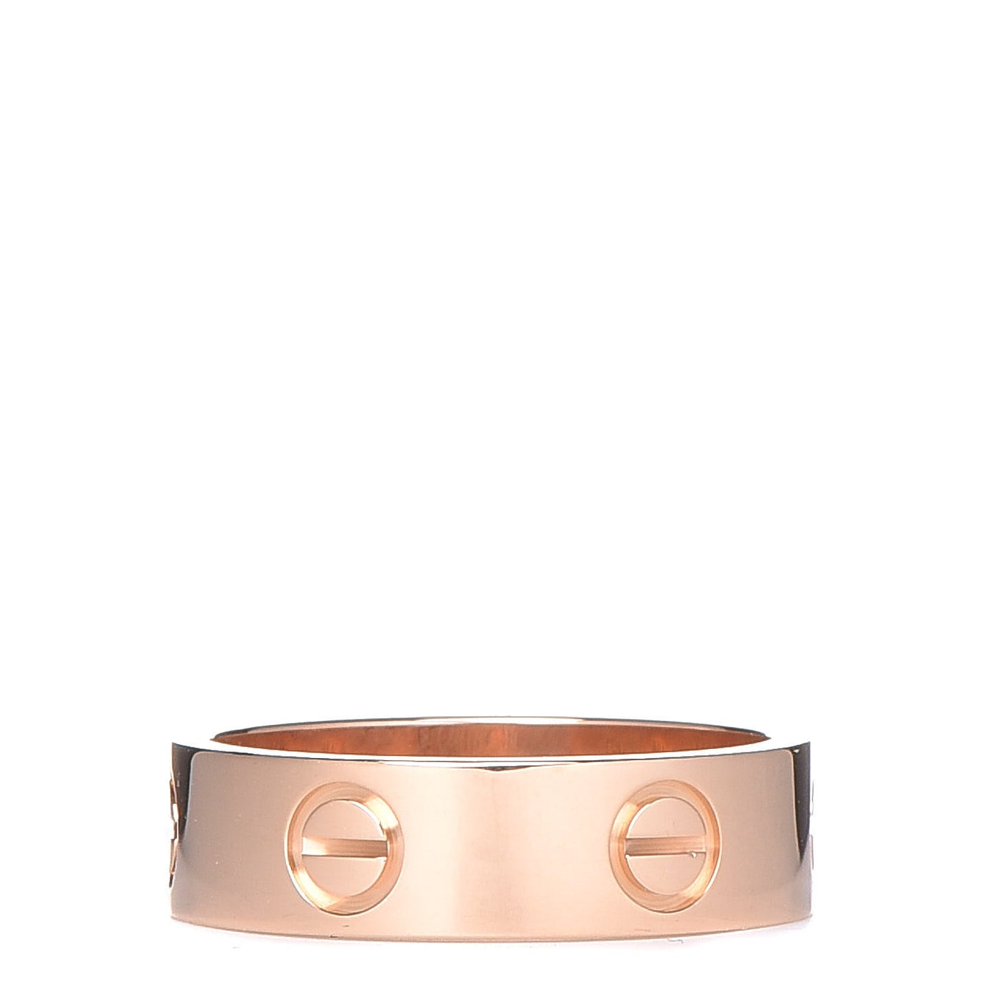 18K Pink Gold 5.5mm LOVE Ring 54 6.75