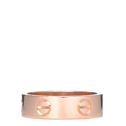 Cartier 18K Pink Gold 5.5mm LOVE Ring 54 6.75 3 of 4