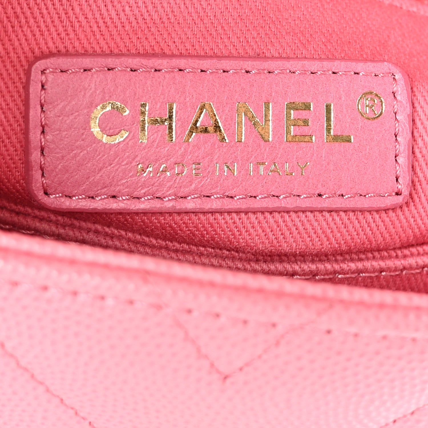 Chanel Caviar Chevron Quilted Mini Coco Handle Flap Pink 6 of 11