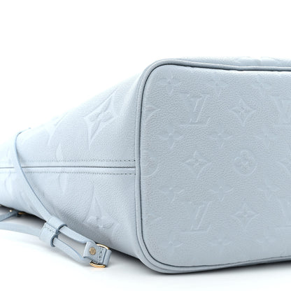 Louis Vuitton Empreinte Monogram Giant Neverfull MM Blue Hour 10 of 12