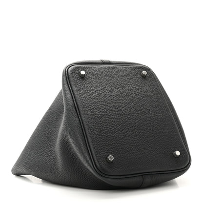 Hermes Taurillon Clemence Picotin Lock 22 MM Black 4 of 10