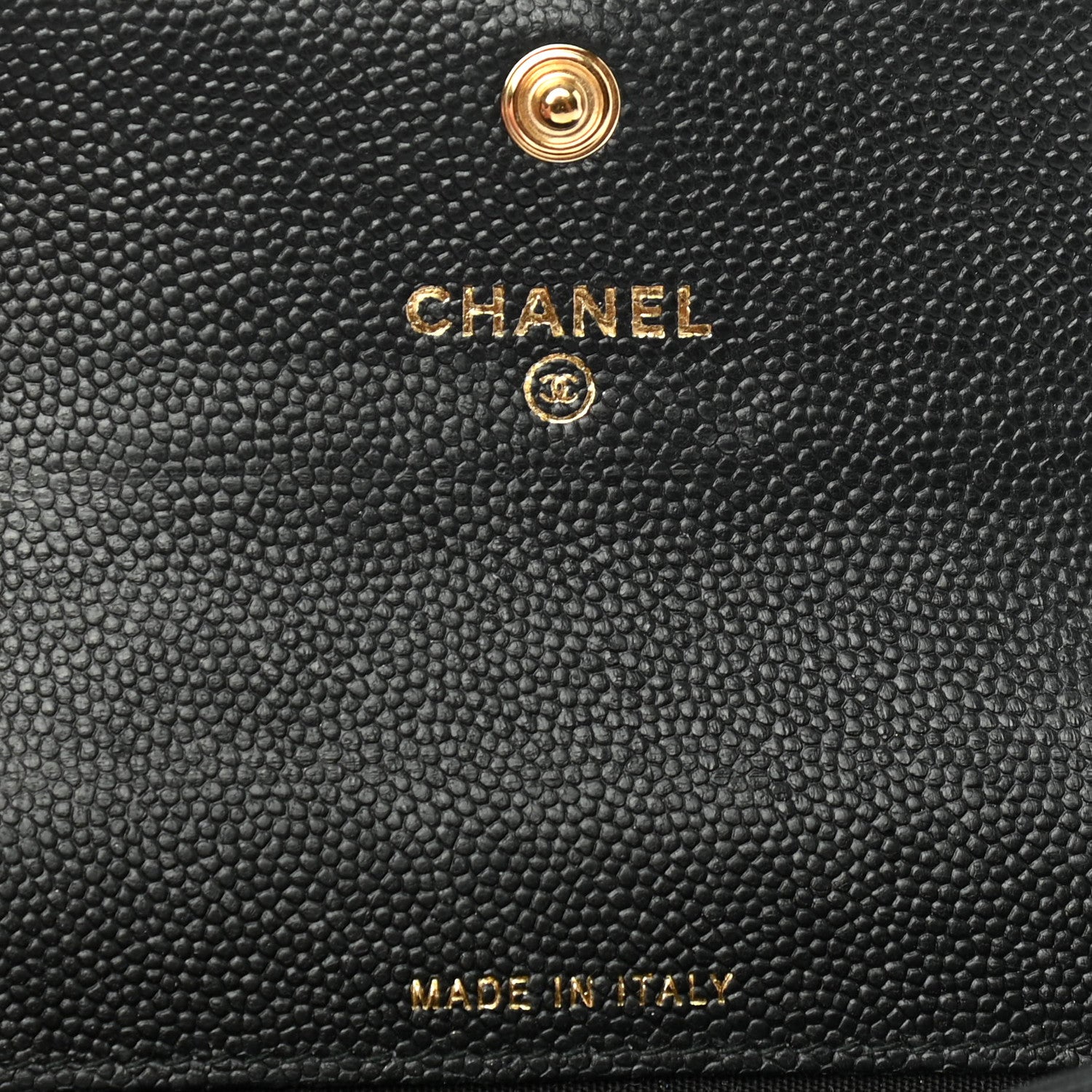 Chanel Caviar Quilted Boy Flap Card Holder Black 5 of 6