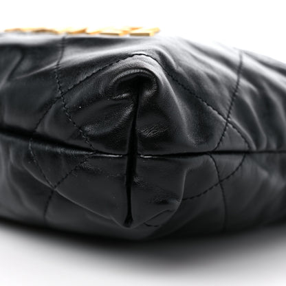Chanel Shiny Calfskin Quilted Mini Chanel 22 Black 9 of 9