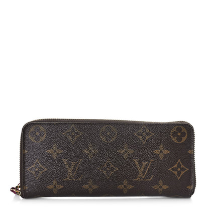 Louis Vuitton Monogram Clemence Wallet Fuchsia 1 of 10