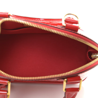 Louis Vuitton Vernis Alma BB Cherry 7 of 8