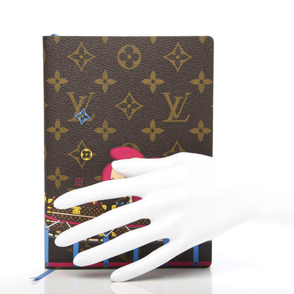 Louis Vuitton Monogram 2020 Christmas Animation Roller Coaster Notebook MM Pivoine 2 of 6