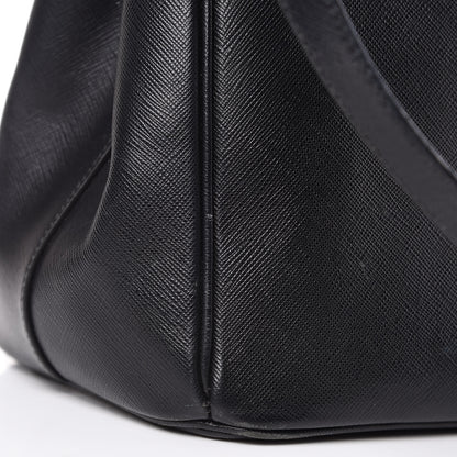 Prada Saffiano Medium Galleria Double Zip Tote Black 16 of 19