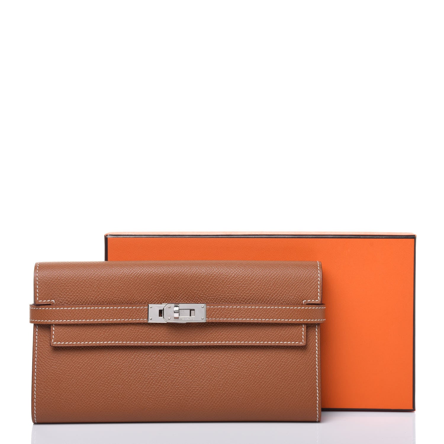 Hermes Epsom Kelly Longue Wallet Gold 14 of 14
