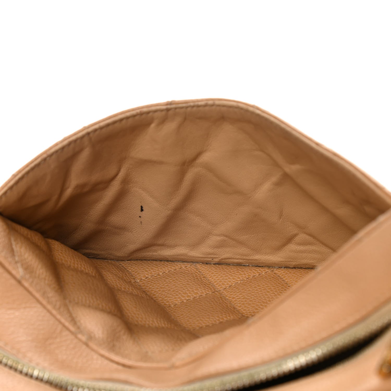 Chanel Caviar Quilted Timeless CC Shoulder Bag Beige 6 of 22