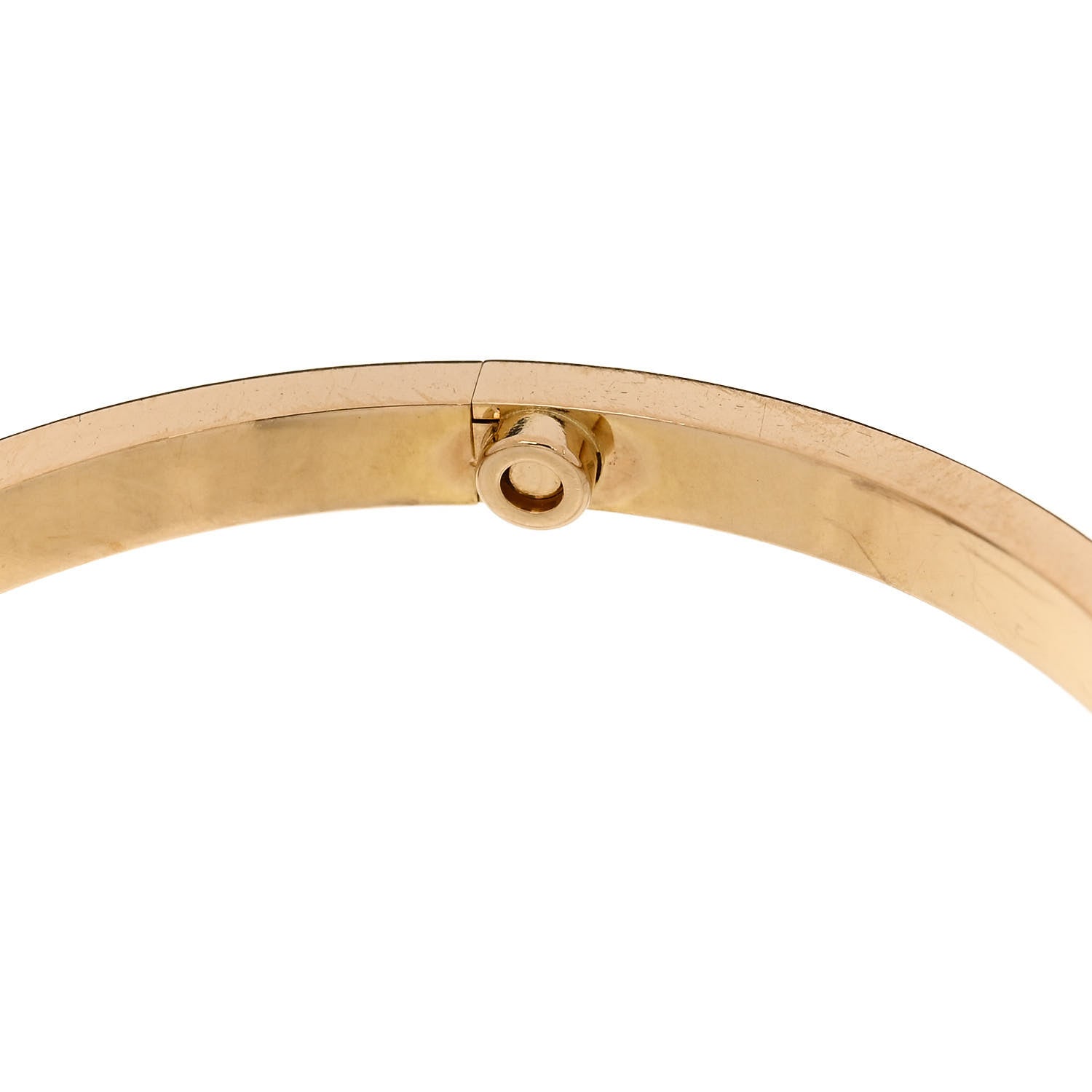 Cartier 18K Yellow Gold Small LOVE Bracelet 17 7 of 8