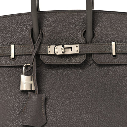 Hermes Togo Birkin 25 Etain 8 of 15