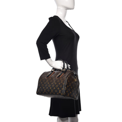 Louis Vuitton Monogram Mirage Speedy 30 Black 2 of 10