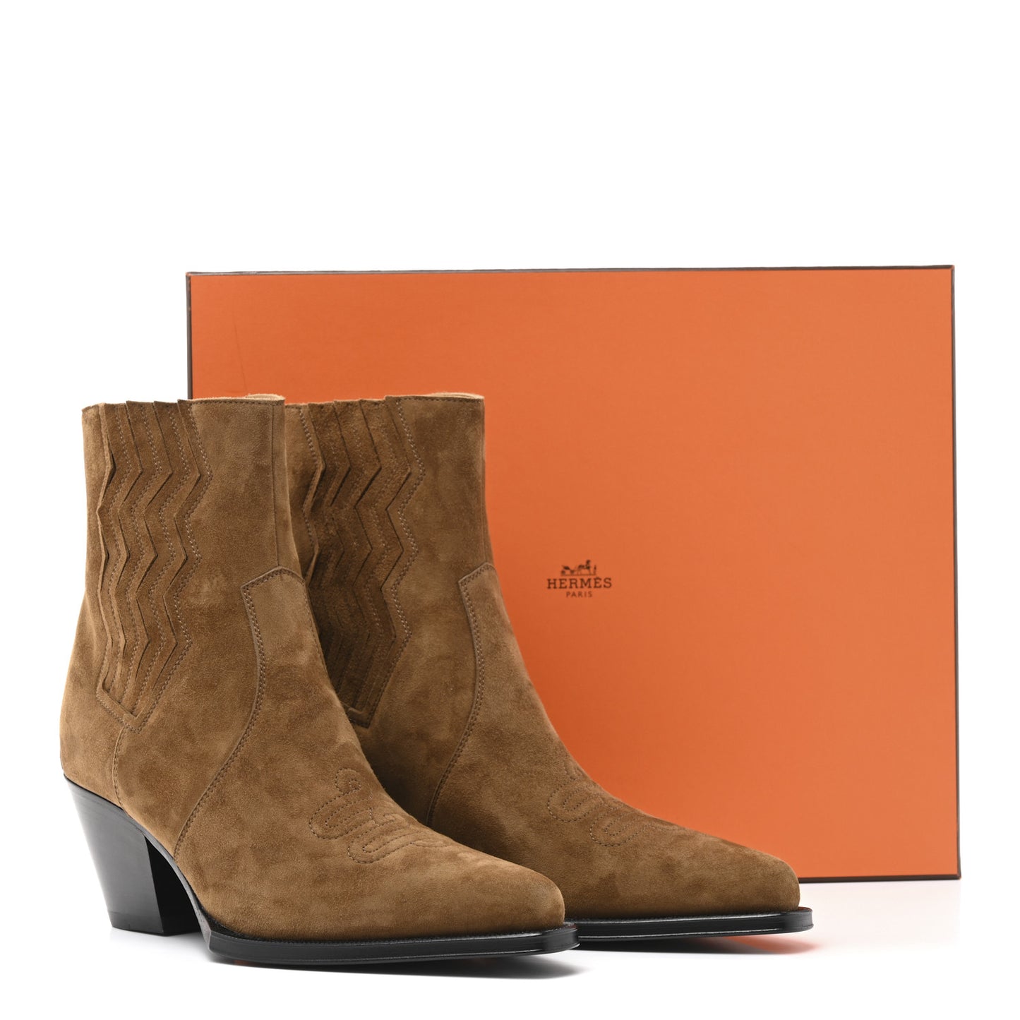 Suede Womens Vegas Ankle Boot 39 Brun Fume