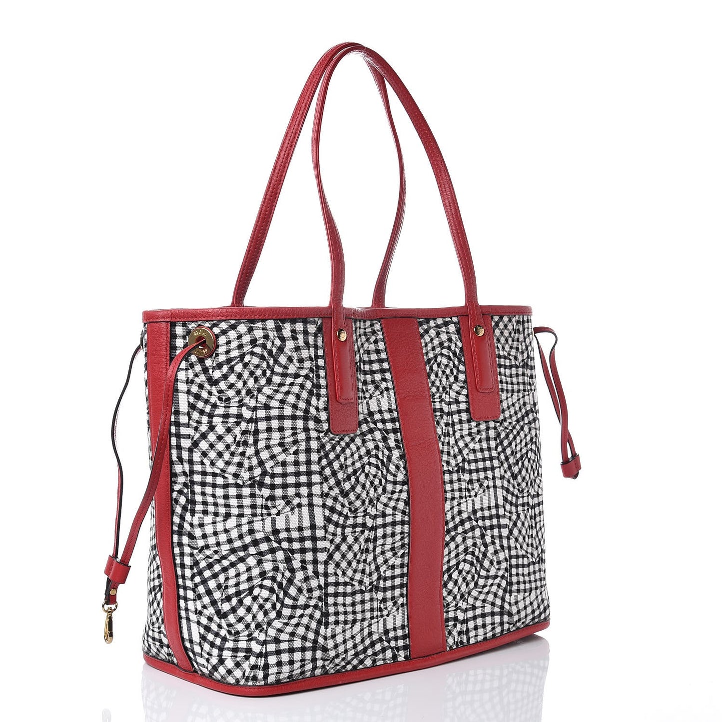 Visetos Medium Liz Reversible Shopper Tote Ruby Red