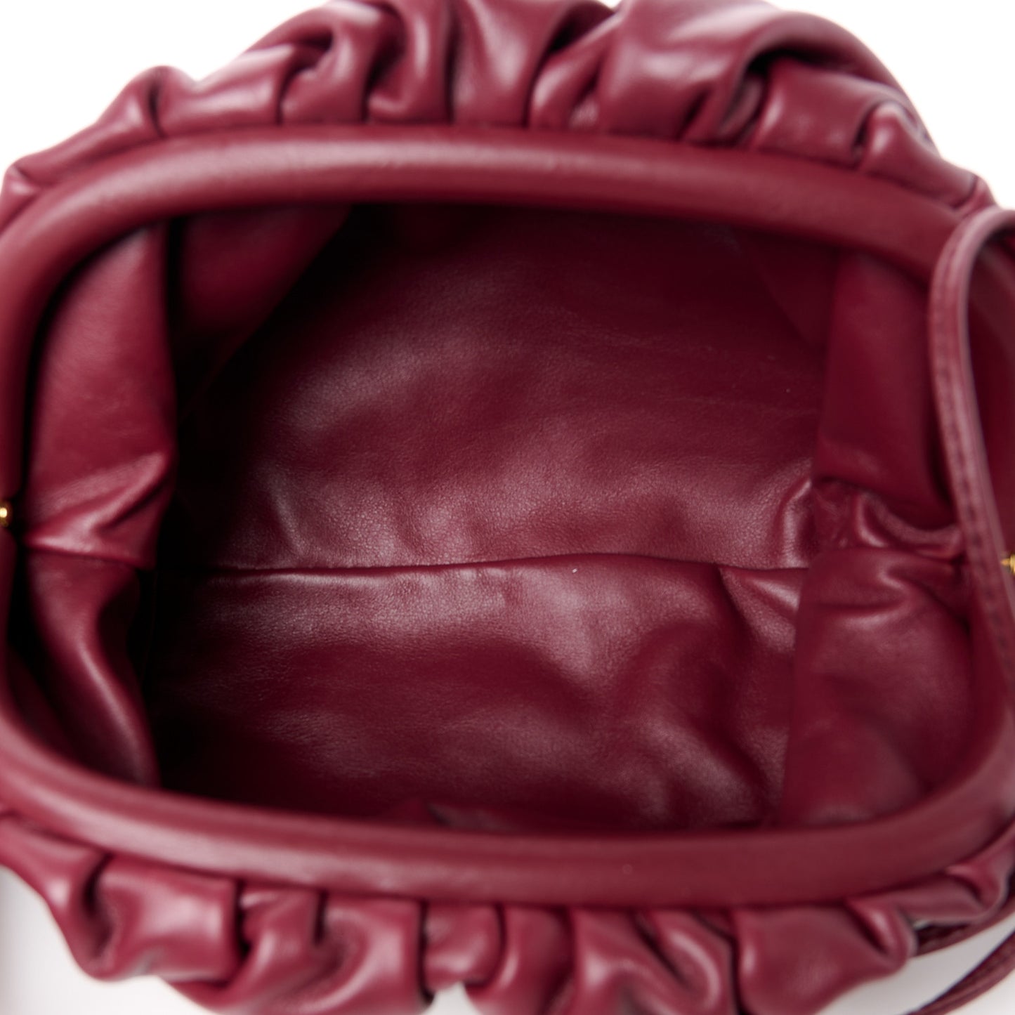 Butter Calfskin The Mini Pouch Bordeaux