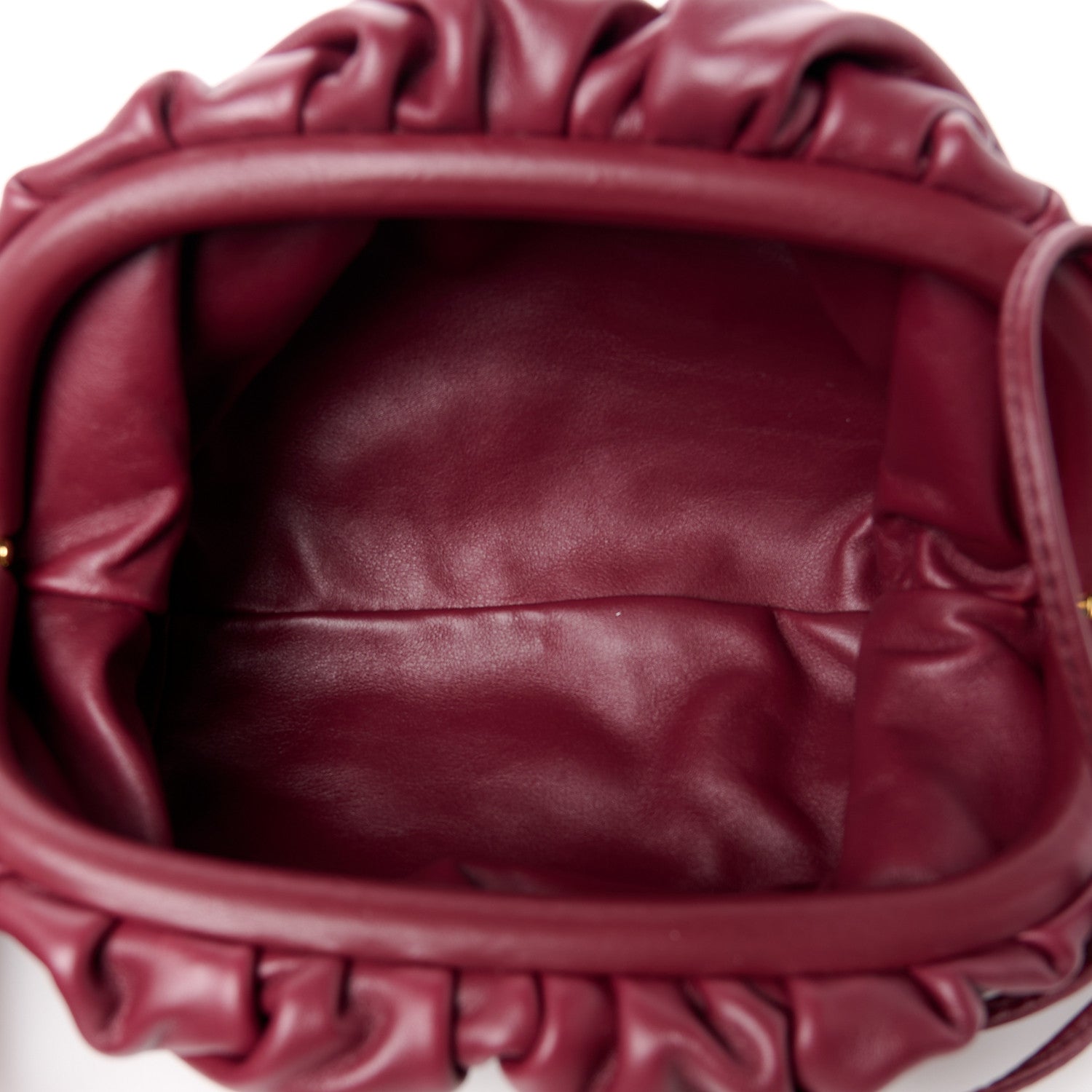 Bottega Veneta Butter Calfskin The Mini Pouch Bordeaux 5 of 11