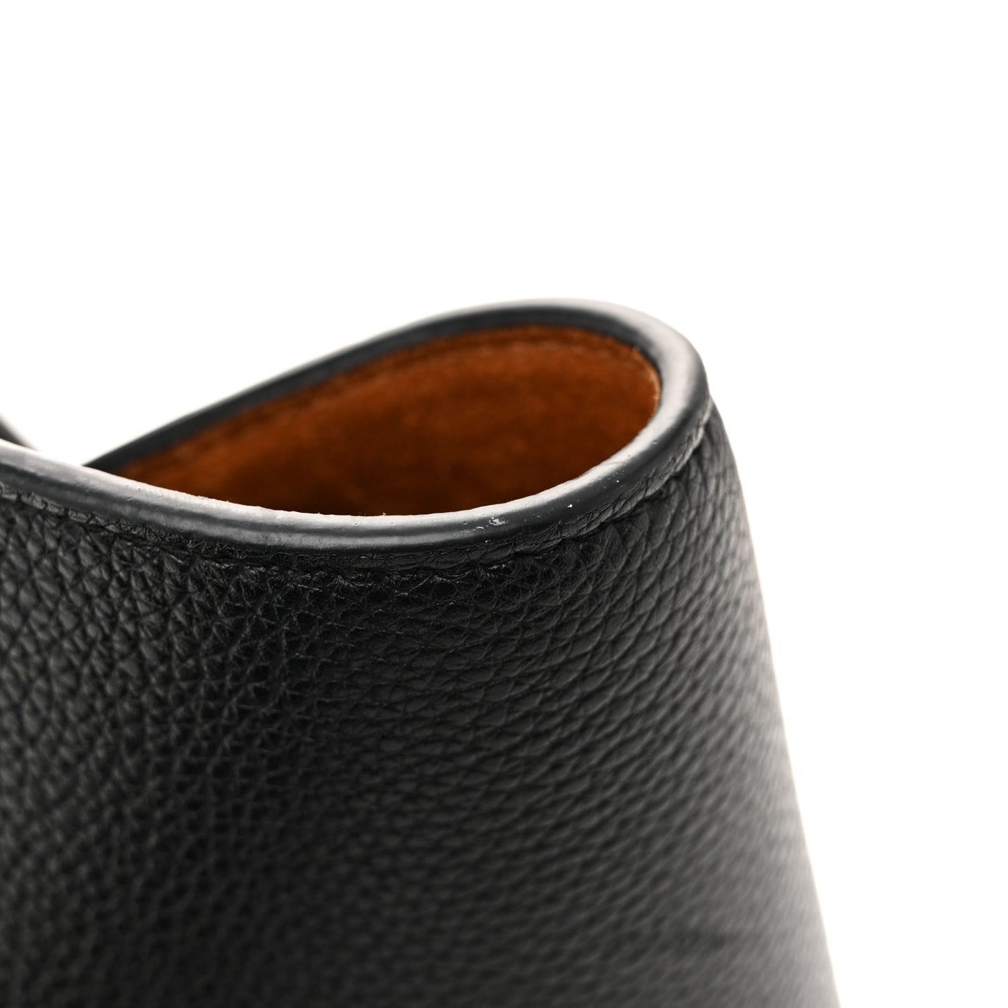 Grained Calfskin Maxi Intrecciato Medium Arco Black