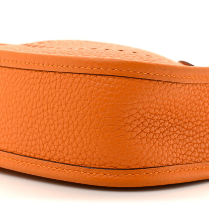 Hermes Taurillon Clemence Evelyne TPM Abricot 9 of 12