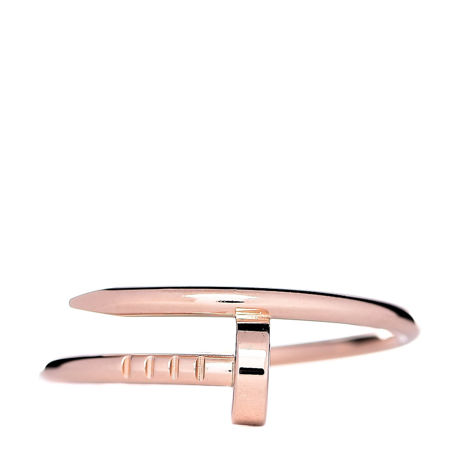 18K Pink Gold Small Juste Un Clou Ring 56 7.5