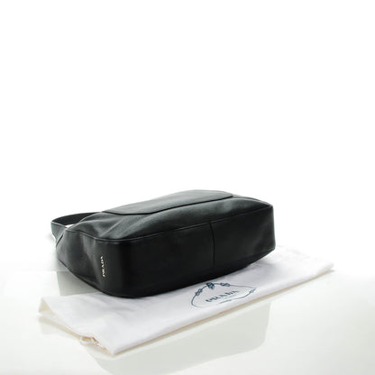 Prada Vitello Daino Medium Pocket Hobo Bag Nero Black 4 of 9