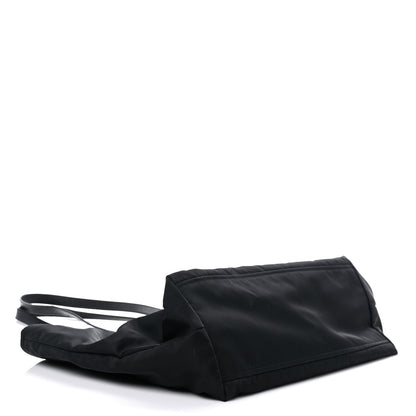 Prada Tessuto Nylon Saffiano Tote Black 4 of 14