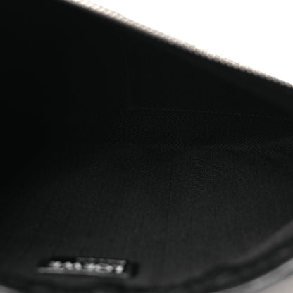 Loewe Calfskin Embossed Repeat T Pouch Black 5 of 11