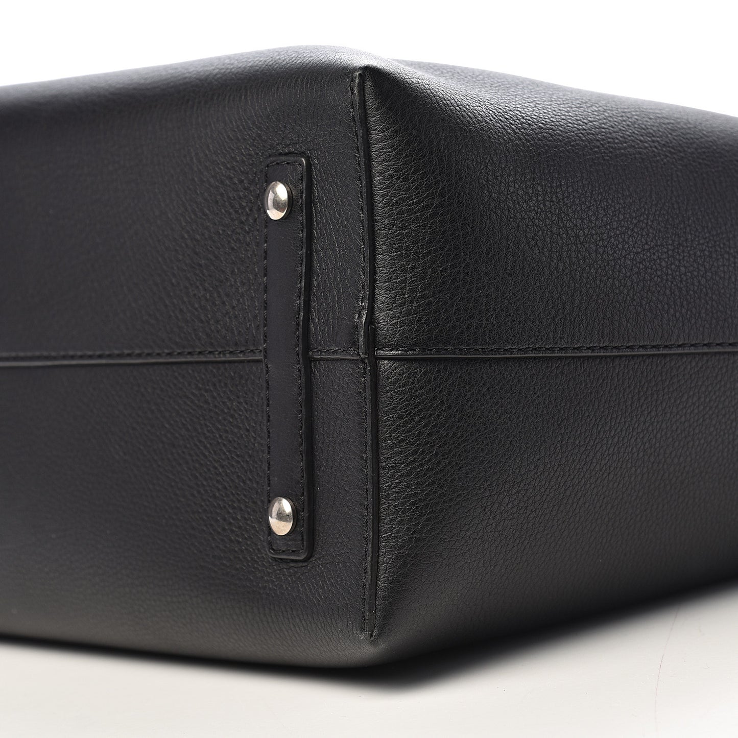 Soft Grain Calfskin Medium Belt Bag Black