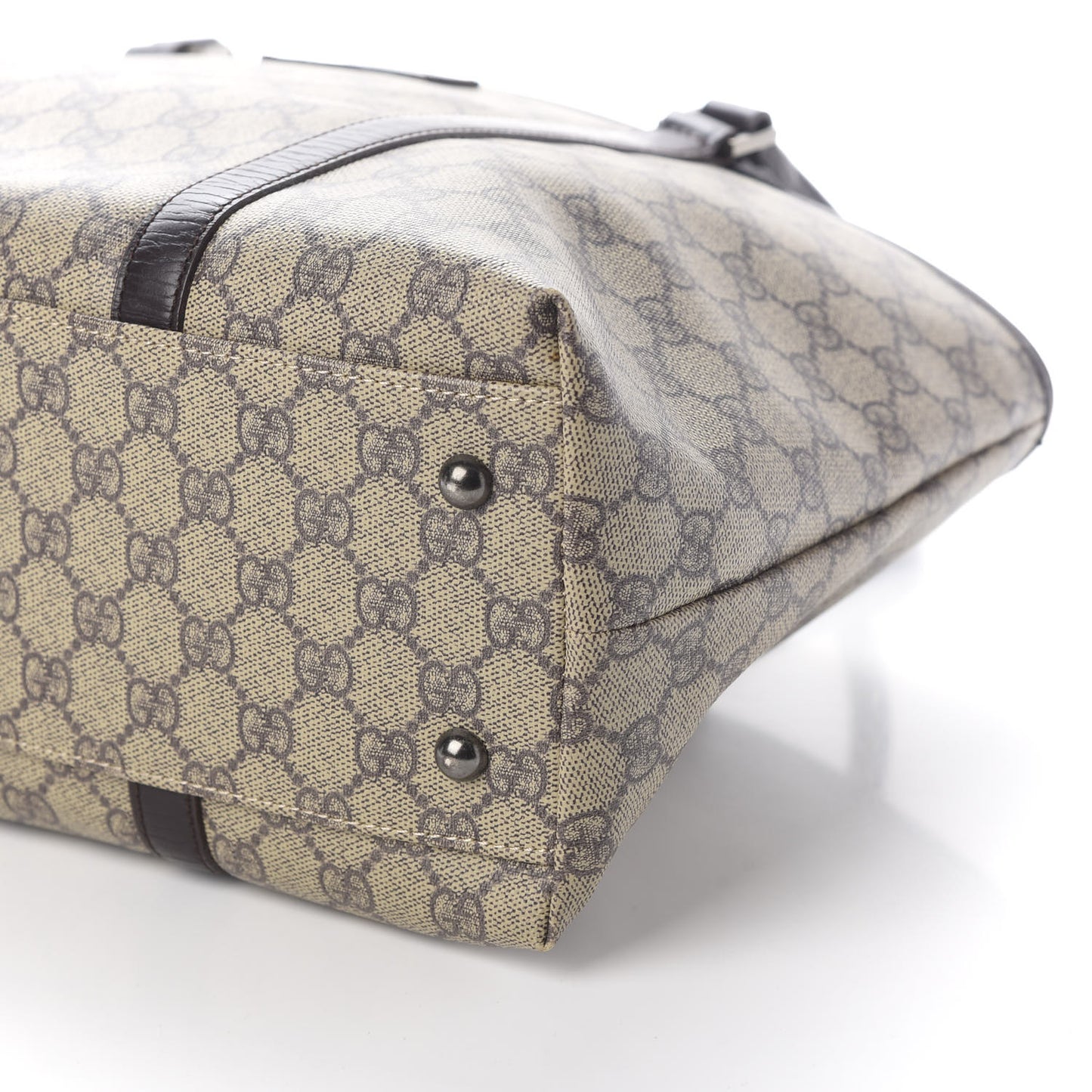 GG Plus Monogram Medium Joy Tote Dark Brown