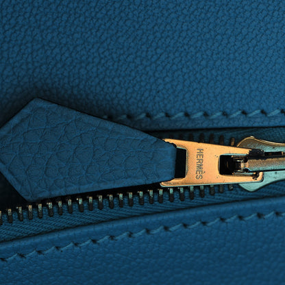 Hermes Togo Birkin 35 Turquoise 12 of 32
