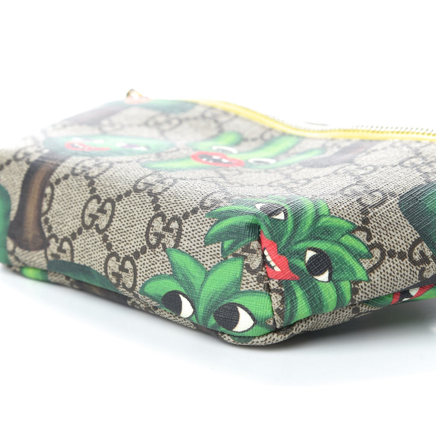 GG Supreme Monogram Smiling Plants Childrens Belt Bag Multicolor