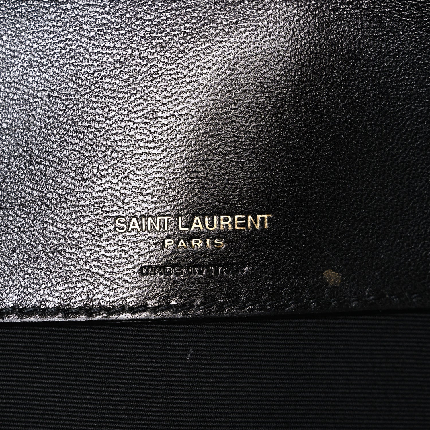 Saint Laurent Lambskin Chevron Quilted Large LouLou Black 7 of 11