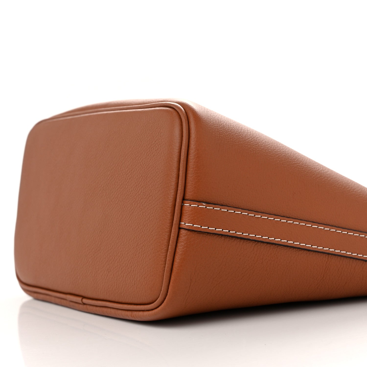 Louis Vuitton Calfskin Lock and Walk Bucket Cognac 10 of 10