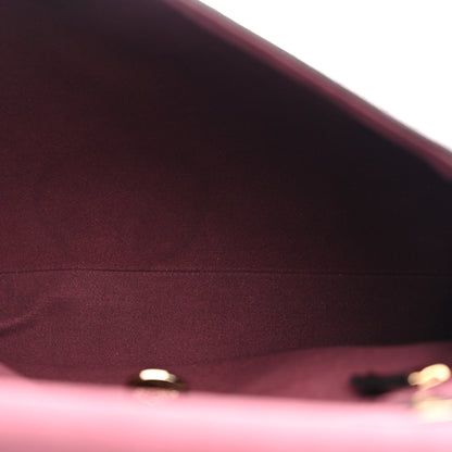 Mulberry Nappa Crocodile Embossed Medium Lily Flap Oxblood 5 of 11