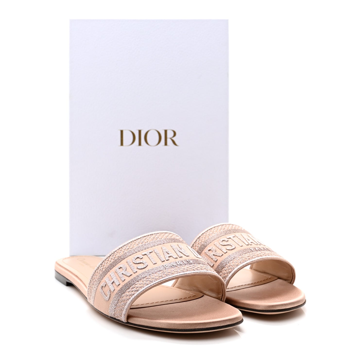 Cotton Embroidered Dway Mules Slide Sandals 41 Rose Des Vents