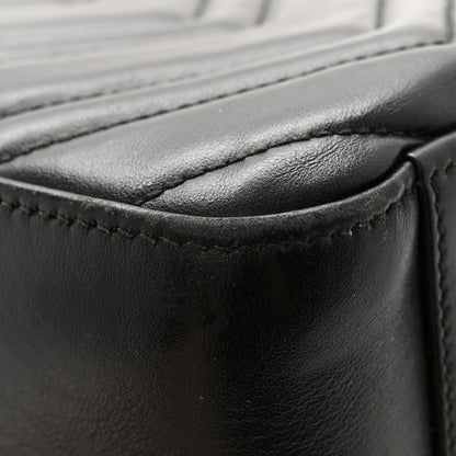 Gucci Calfskin Matelasse GG Marmont Dome Backpack Black 14 of 19