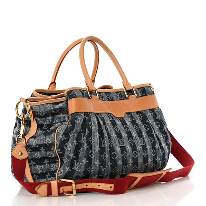 Louis Vuitton Denim Raye Cabas GM 3 of 17