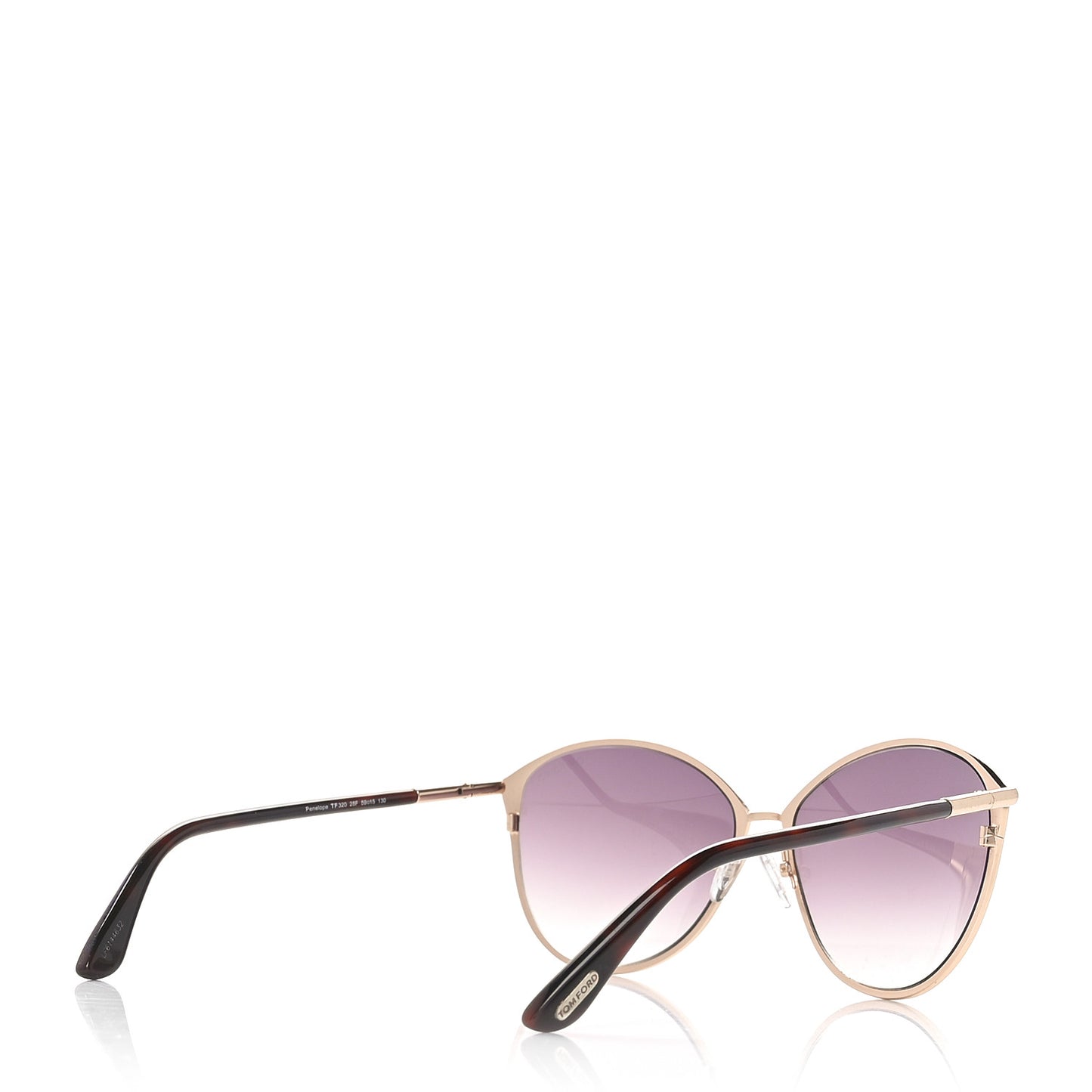 Penelope Vintage Round Sunglasses TF320 Brown