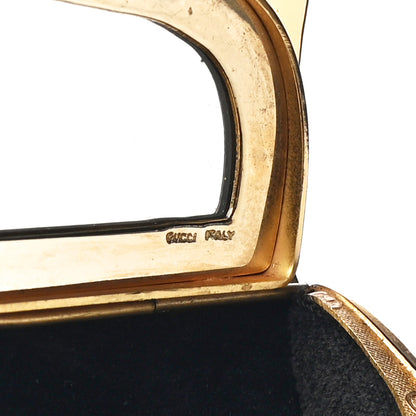 Gucci Metal Guccissima Minaudiere Clutch Gold 6 of 11