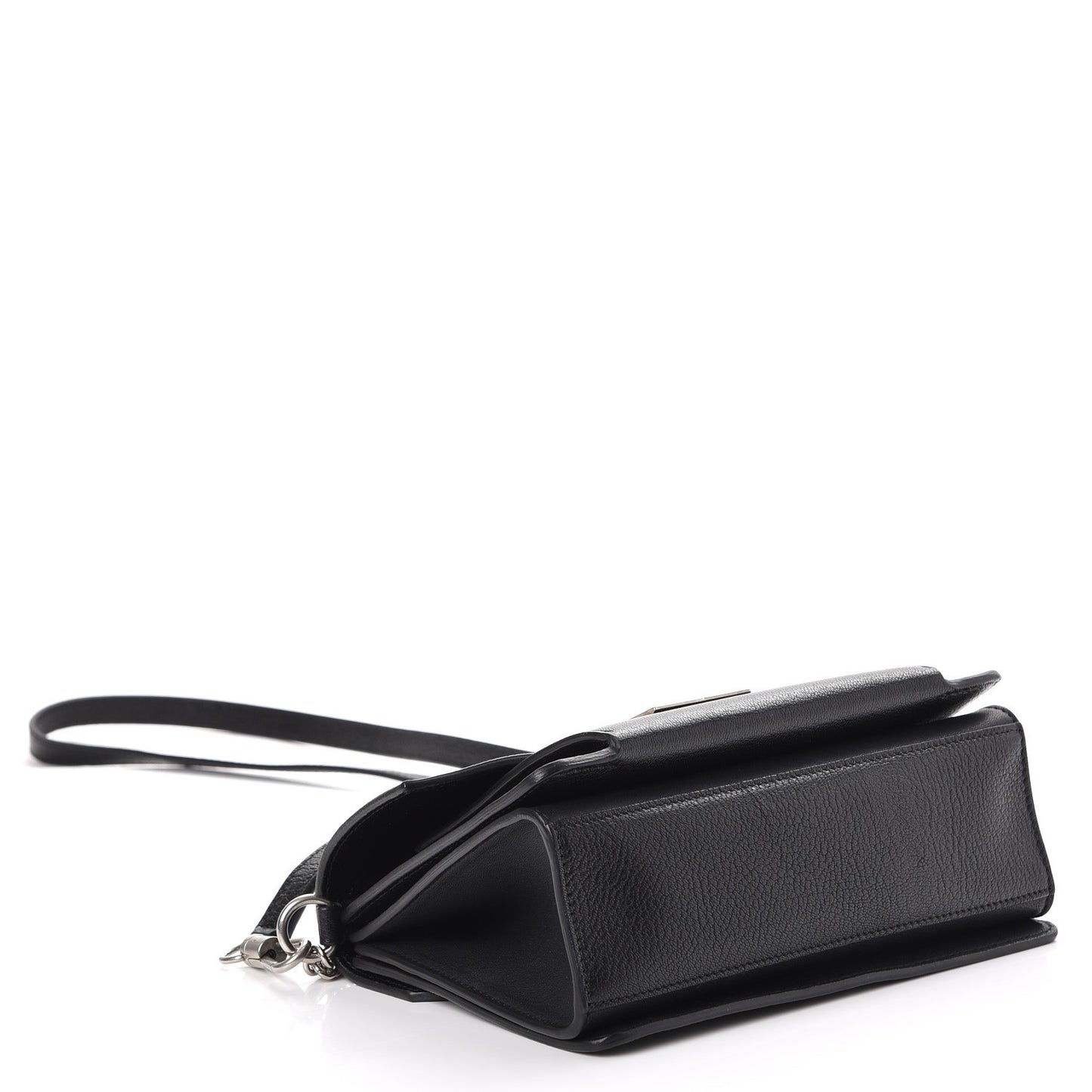 Goatskin Small GV3 Shoulder Bag Black