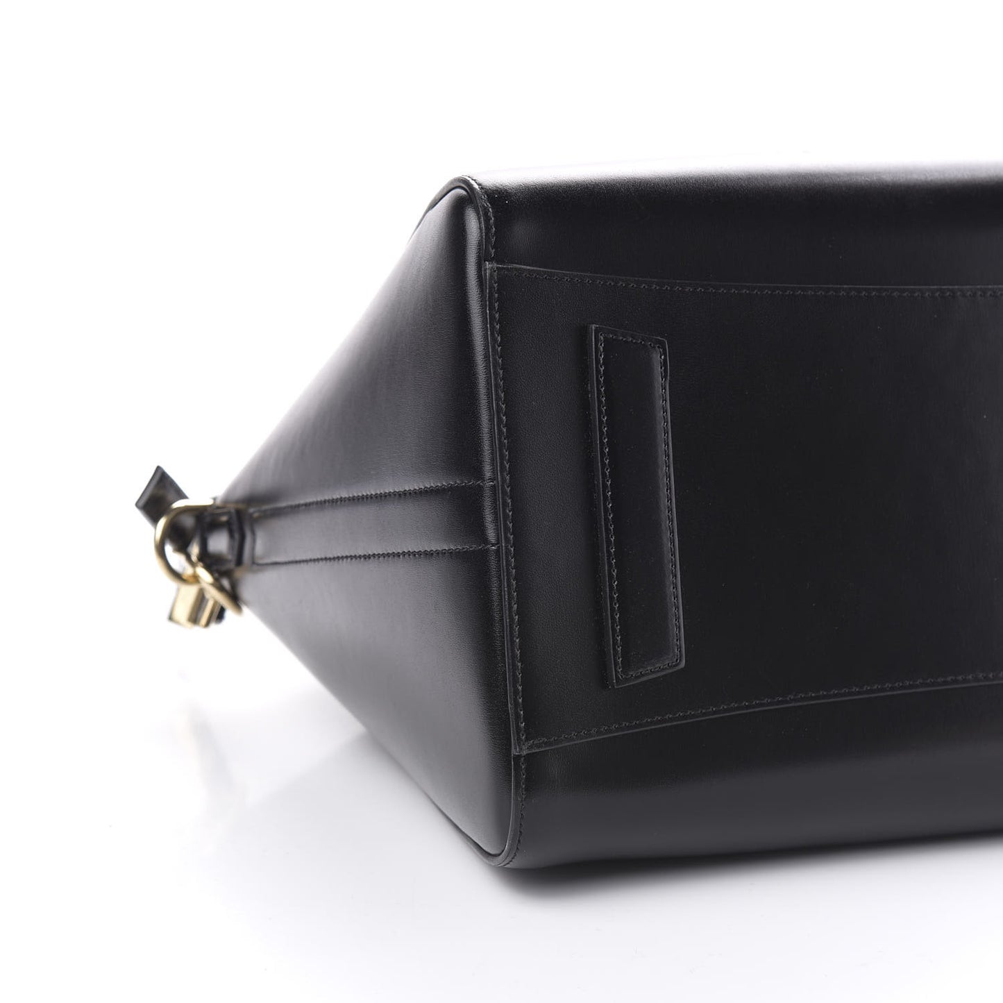 Shiny Lord Calfskin Medium Antigona Black