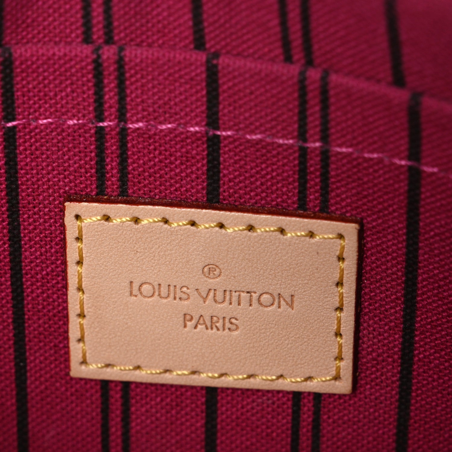 Louis Vuitton Monogram Neverfull MM GM Pochette Pivoine 6 of 8