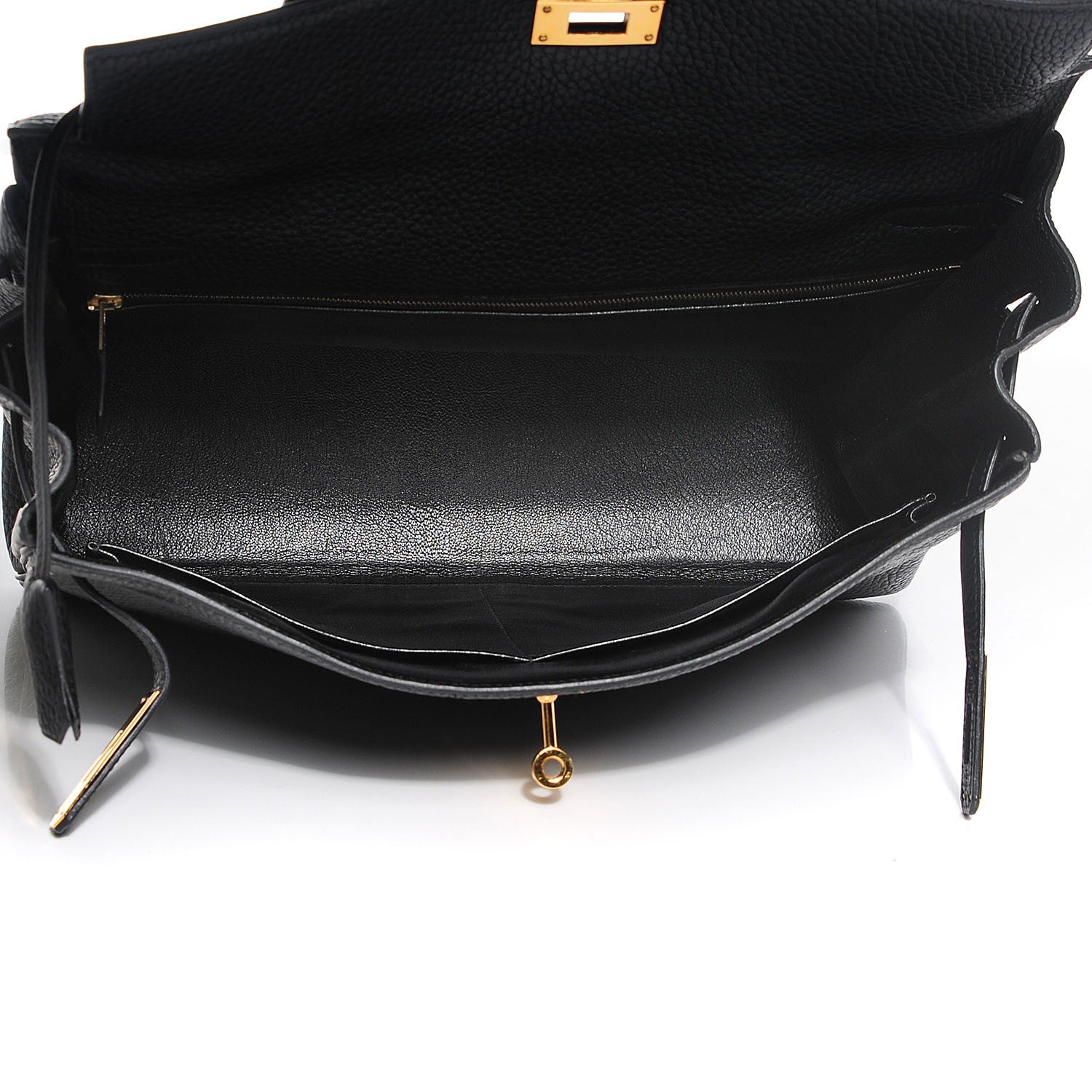 Hermes Fjord Kelly Retourne 35 Black 18 of 26