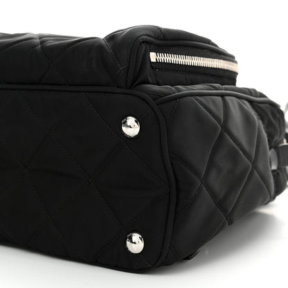 Prada Nylon Tessuto Impuntu Quilted Backpack Black 10 of 10