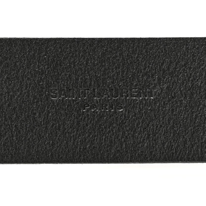 Saint Laurent Calfskin Monogram Celtique Belt 90 36 Black 9 of 12