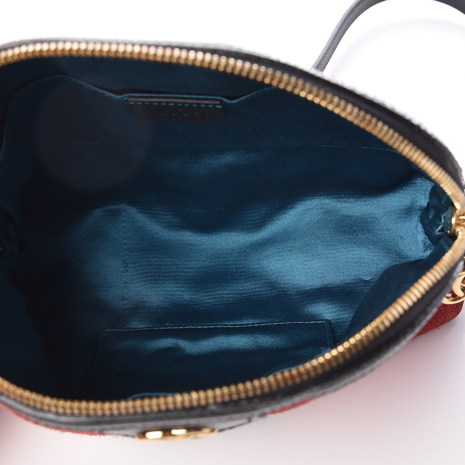 Gucci Suede Patent Web GG Small Ophidia Dome Shoulder Bag Hibiscus Red 5 of 12