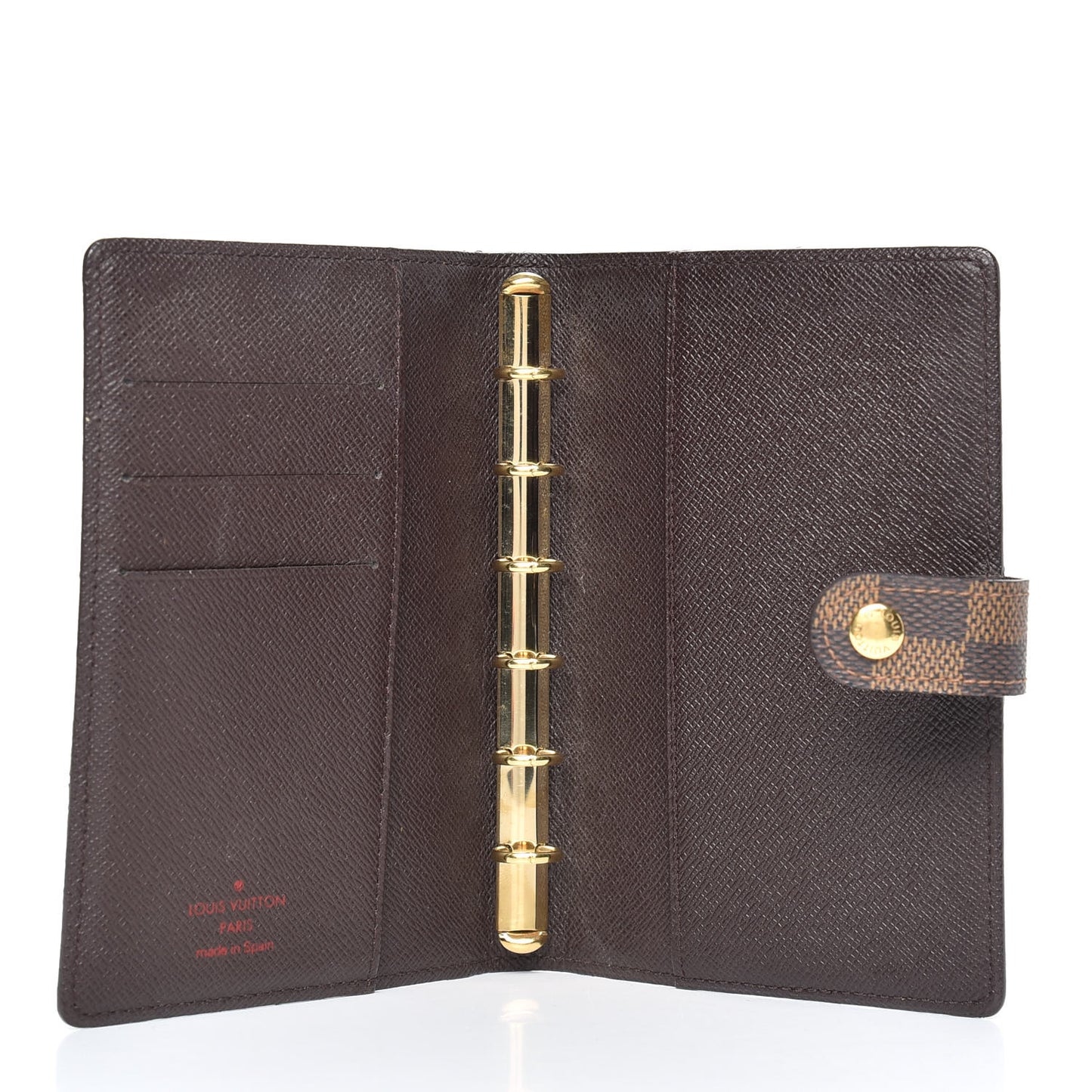 Damier Ebene Small Ring Agenda Cover