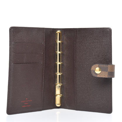 Louis Vuitton Damier Ebene Small Ring Agenda Cover 5 of 6