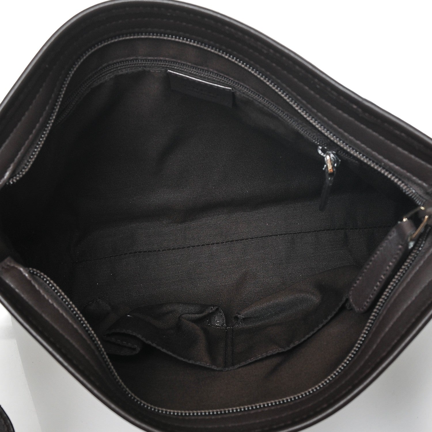 Gucci GG Plus Monogram Medium Flat Messenger Bag Dark Brown 5 of 6